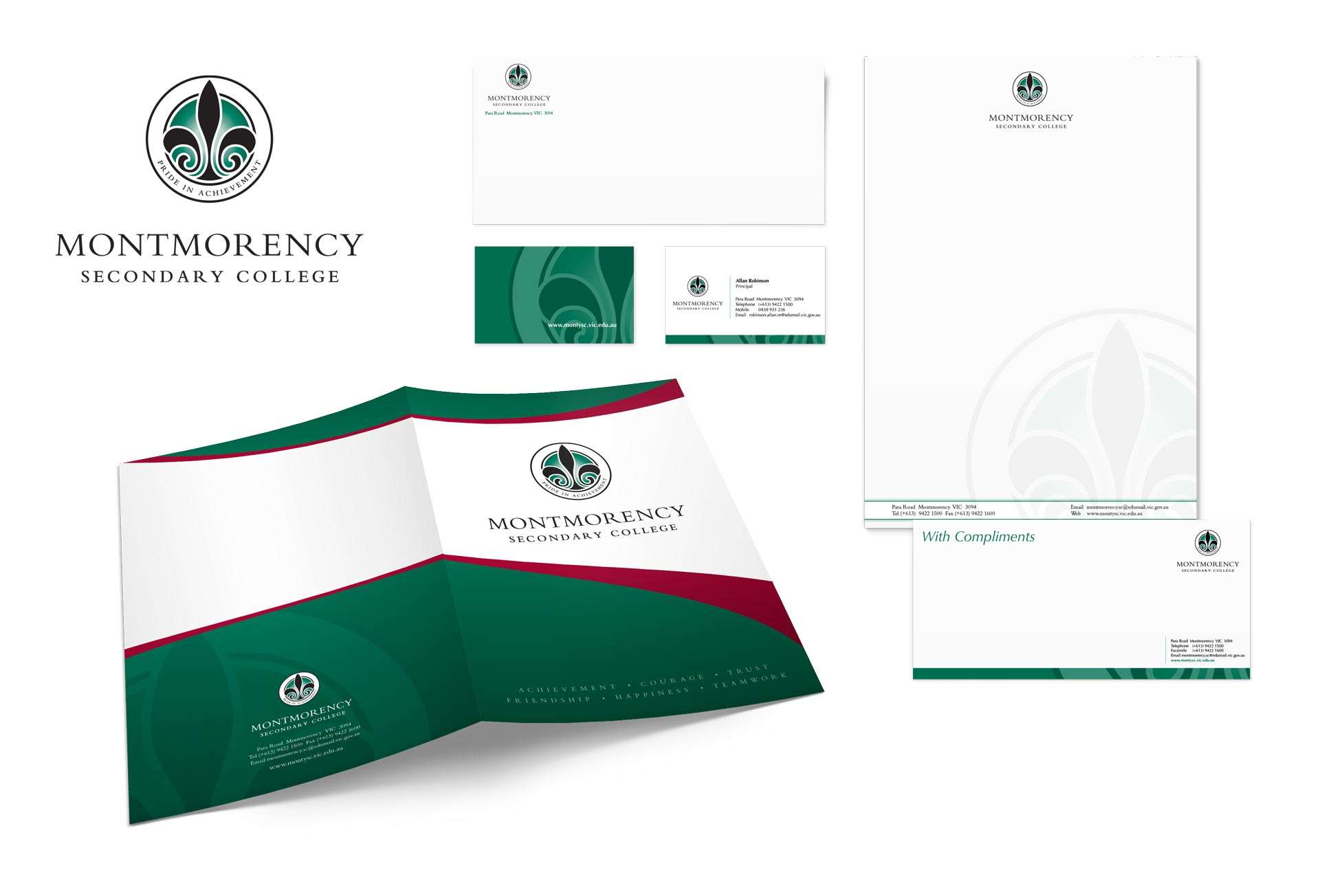 Montmorency Secondary College Stationery