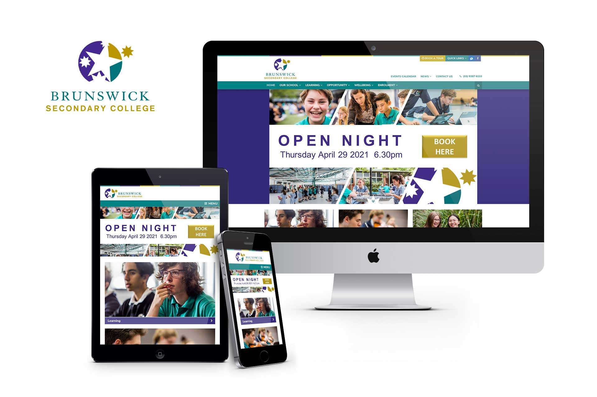 Brunswick Secondary College School Website