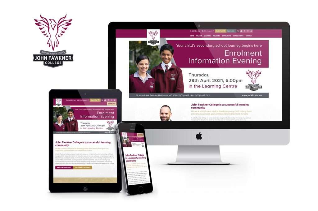 John Fawkner College School Website