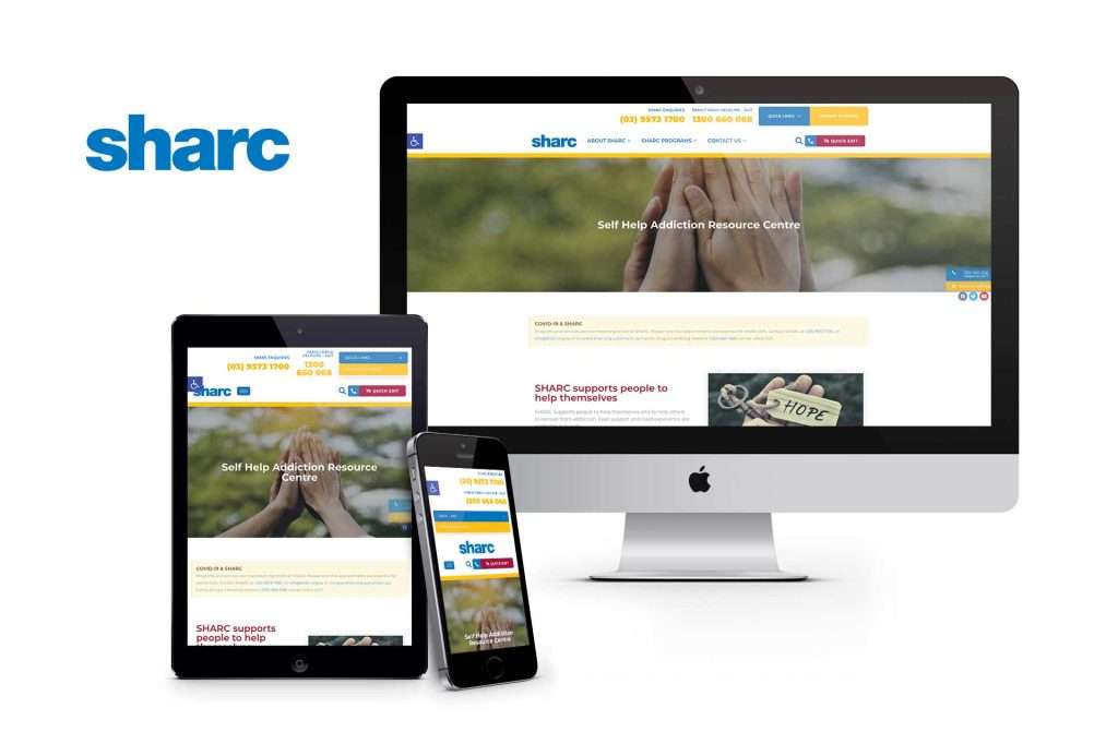 SHARC Self Addiction Resource Centre Website
