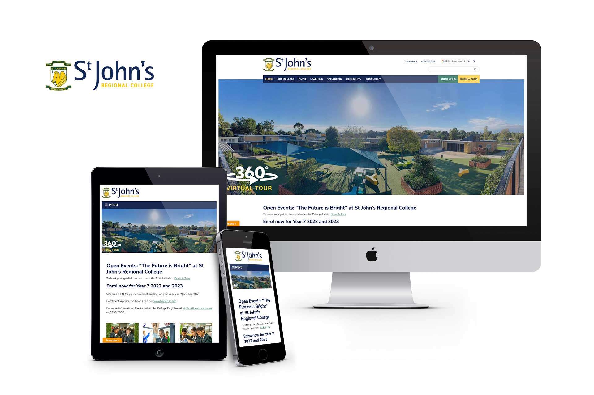 St John's Regional College School Website